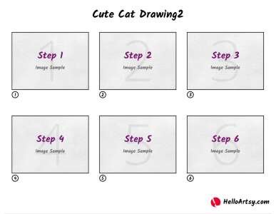 Cute Cat Drawing2